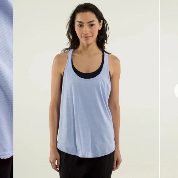 Lululemon 105 F Singlet *Silver heathered lavender dusk size 4-6 - Picture 2 of 12